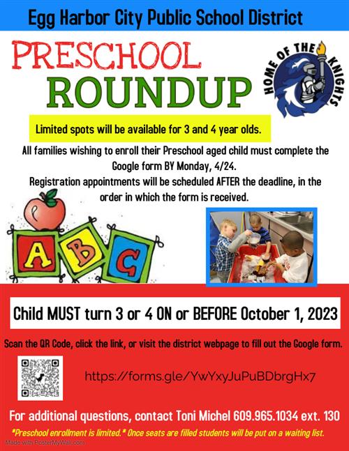 PRESCHOOL ROUNDUP FLYER